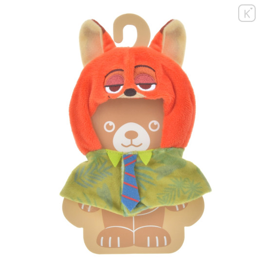 Japan Disney Store Dress-up Clothes Keychain Costume - Zootopia Nick Wilde : Urupocha-chan & UniBearsity Friends - 1