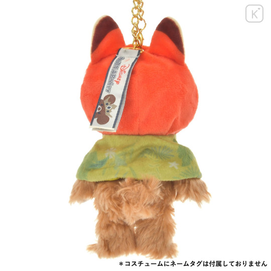 Japan Disney Store Dress-up Clothes Keychain Costume - Zootopia Nick Wilde : Urupocha-chan & UniBearsity Friends - 3