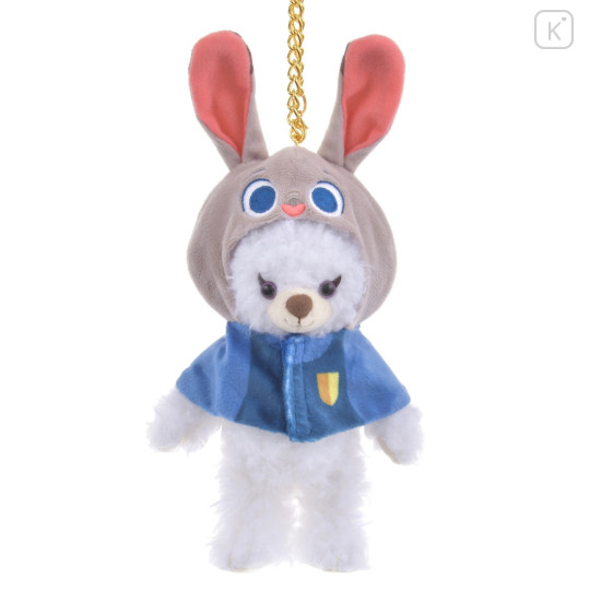 Japan Disney Store Dress-up Clothes Keychain Costume - Zootopia Judy Hopps / Urupocha-chan & UniBearsity Friends - 4