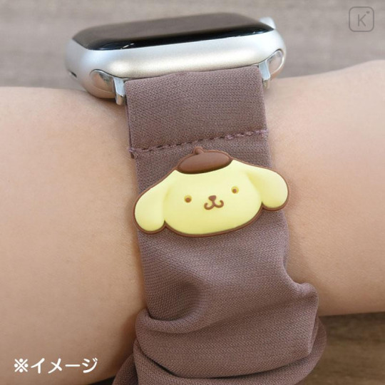 Japan Sanrio Apple Watch Scrunchie Band - Pompompurin (41/40/38mm) - 4