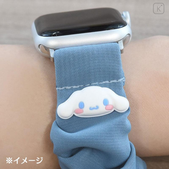 Japan Sanrio Apple Watch Scrunchie Band - Cinnamoroll (41/40/38mm) - 4