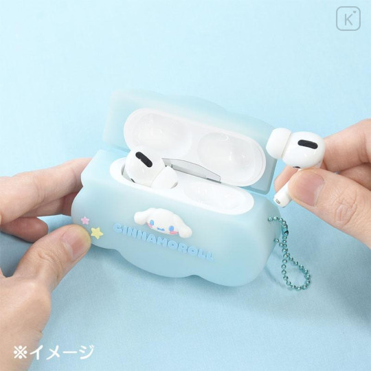 Japan Sanrio AirPods Pro Soft Case - Cinnamoroll / Cloud - 5