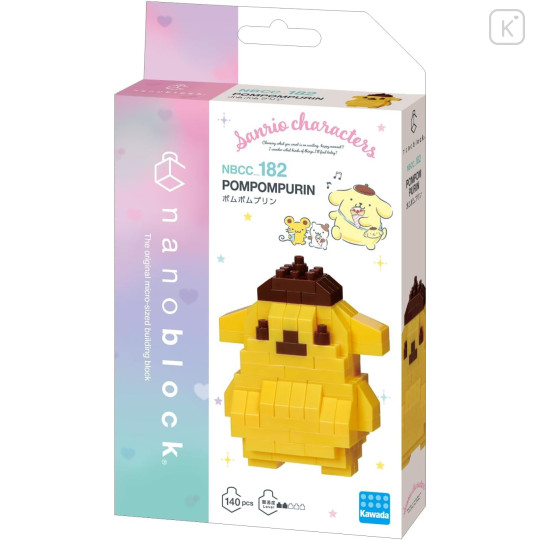 Japan Sanrio Nanoblock 140pcs - Pompompurin - 1