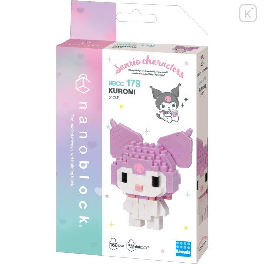 Japan Sanrio Nanoblock 160pcs - Kuromi - 1