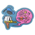 Japan Disney Vinyl Deco Sticker - Donald Duck / Angry Arguing - 1