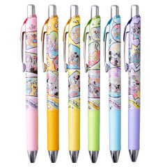 Japan Tokyo Disney Resort EnerGel Gel Ballpoint Pen Set - Mickey Mouse & Friends / Coloful Comic