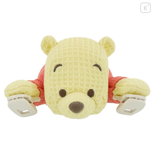 Japan Tokyo Disney Resort Shoulder Plush Toy & Keychain - Pooh / Pale - 3