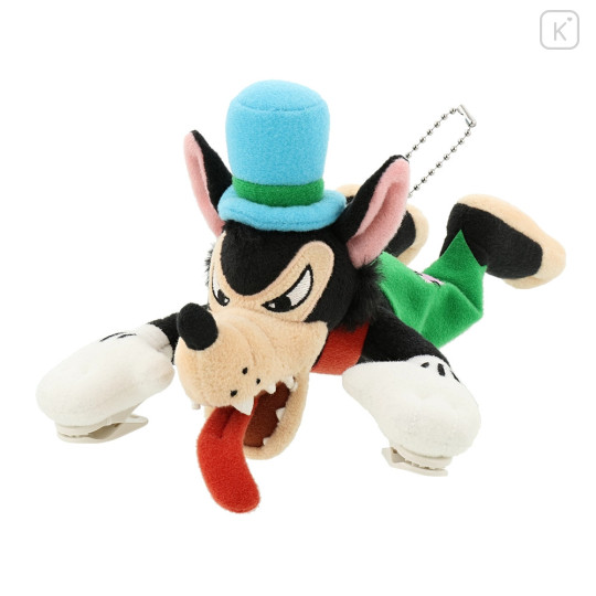 Japan Tokyo Disney Resort Shoulder Plush Toy & Keychain - Big Bad Wolf / Three Little Pigs - 1