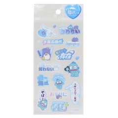 Japan Sanrio Sticker - Characters / Japanese Messages Idol Cinnamoroll & Hangyodon & Tuxedo Sam