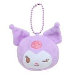 Japan Sanrio Magnet Mascot Holder - Kuromi / Wink