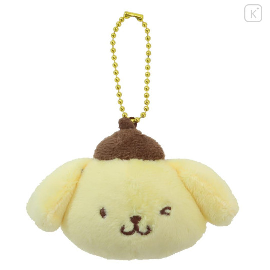 Japan Sanrio Magnet Mascot Holder - Pompompurin / Wink - 1