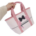 Japan Sanrio Mini Tote Bag - My Melody / Midnight Melokuro Drawing Art - 2