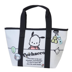 Japan Sanrio Mini Tote Bag - Pochacco / Drawing Art