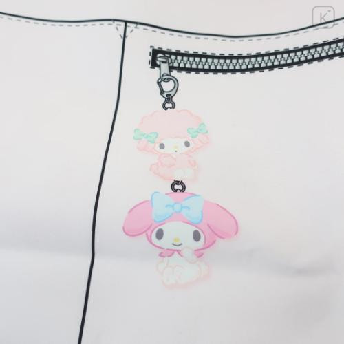 Japan Sanrio 2Way Shoulder Bag - My Melody / Midnight Melokuro Drawing Art - 4