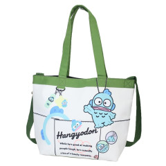 Japan Sanrio 2Way Shoulder Bag - Hangyodon / Drawing Art