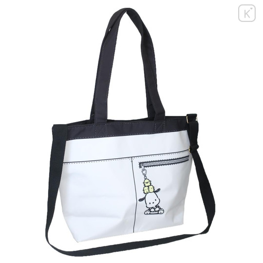 Japan Sanrio 2Way Shoulder Bag - Pochacco / Drawing Art - 2