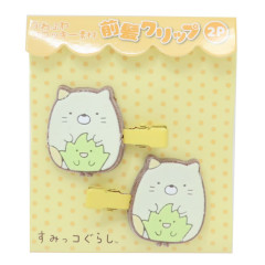 Japan San-X Hair Clip Set - Neko / Sumikko Gurashi