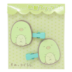 Japan San-X Hair Clip Set - Penguin? / Sumikko Gurashi