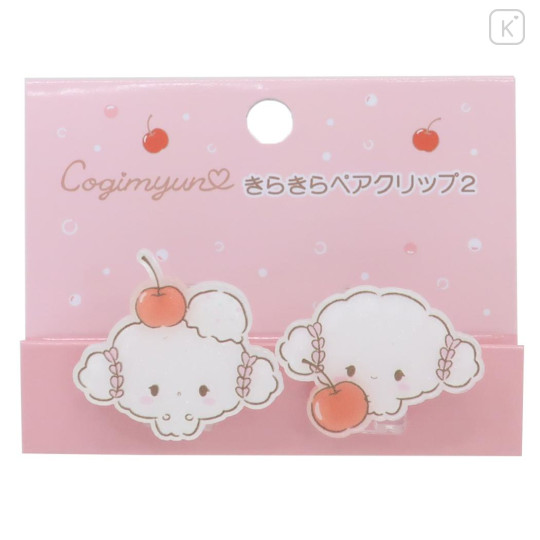 Japan Sanrio Acrylic Clip Set - Cogimyun / Cherry - 1