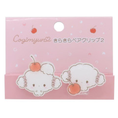 Japan Sanrio Acrylic Clip Set - Cogimyun / Cherry