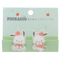 Japan Sanrio Acrylic Clip Set - Pochacco / Cherry - 1