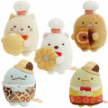 Japan San-X Tenori Plush (SS) 5pcs Set - Sumikko Gurashi × Mister Donut A - 1