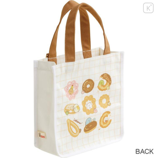 Japan San-X Mini Tote Bag - Sumikko Gurashi × Mister Donut - 2