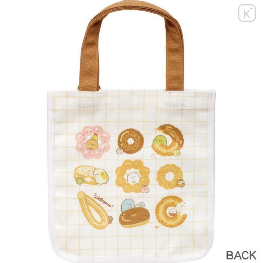 Japan San-X Mini Tote Bag - Sumikko Gurashi × Mister Donut - 4