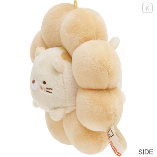 Japan San-X Hanging Plush Toy - Sumikko Gurashi Neko × Mister Donut - 2