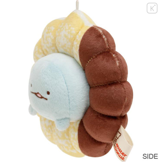 Japan San-X Hanging Plush Toy - Sumikko Gurashi Tokage × Mister Donut - 2