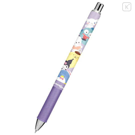 Japan Sanrio EnerGel Gel Pen - Characters / Crowded Photo - 1