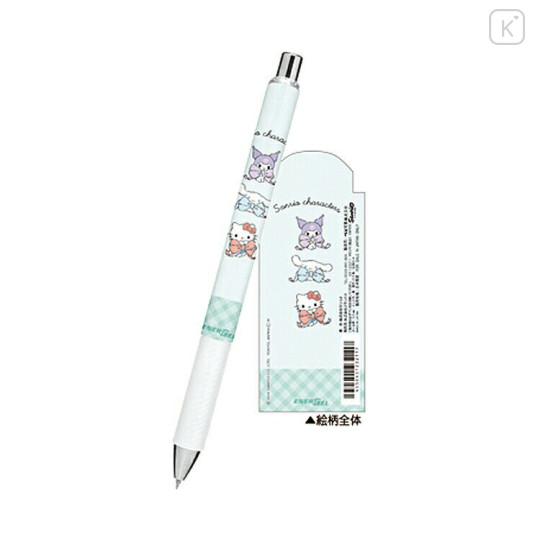 Japan Sanrio EnerGel Gel Pen - Characters / Ribbon Mint - 2