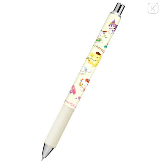 Japan Sanrio EnerGel Gel Pen - Characters / Flower Cream - 1