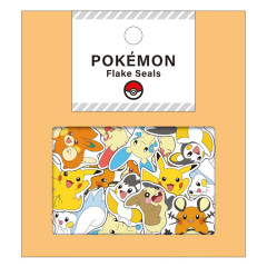 Japan Pokemon Flake Seals Sticker - Characters / Electric Type