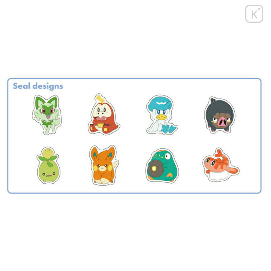 Japan Pokemon Flake Seals Sticker - Characters / Paldea Region - 2