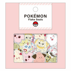 Japan Pokemon Flake Seals Sticker - Characters : Fairy Type