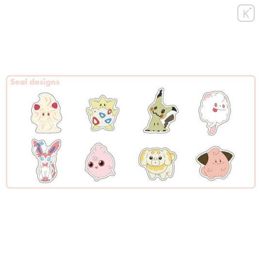 Japan Pokemon Flake Seals Sticker - Characters : Fairy Type - 2