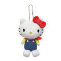 Japan Sanrio Mascot Holder - Hello Kitty : Vintage Retro - 1