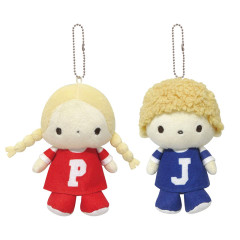 Japan Sanrio Mascot Holder - Patty & Jimmy : Vintage Retro