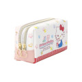 Japan Sanrio Twin Zipper Pen Case - Hello Kitty : Colorful Gummy - 3