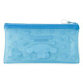 Japan Sanrio Clear Flat Pouch Pencil Case - Cinnamoroll / Colorful Gummy - 2