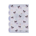 Japan Sanrio 5 Pockets A4 Index File - Kuromi / Colorful Gummy - 2