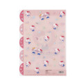 Japan Sanrio 5 Pockets A4 Index File - Hello Kitty : Colorful Gummy - 2