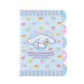 Japan Sanrio 5 Pockets A4 Index File - Cinnamoroll / Colorful Gummy - 1