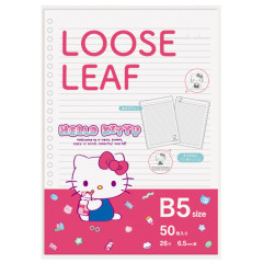 Japan Sanrio B5 Loose Leaf Paper - Hello Kitty / Colorful Gummy