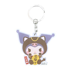 Japan Sanrio Lucky Acrylic Keychain - Kuromi / Lucky Cat