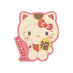 Japan Sanrio Decoration Vinyl Sticker - Hello Kitty / Lucky Cat