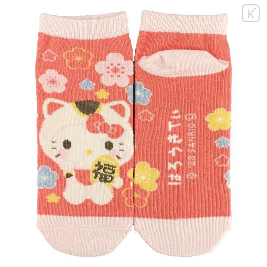 Japan Sanrio Socks - Hello Kitty : Lucky Cat - 1