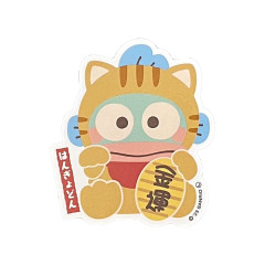 Japan Sanrio Decoration Vinyl Sticker - Hangyodon / Lucky Cat