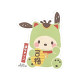 Japan Sanrio Decoration Vinyl Sticker - Pochacco : Lucky Cat